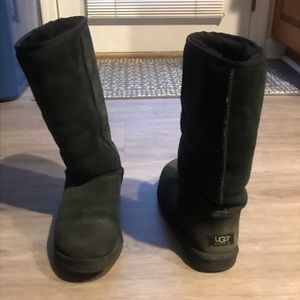 UGG classic tall boots black